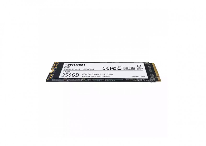 SSD M.2 NVMe 256GB Patriot P300 1700MBs/1100MBs P300P256GM28