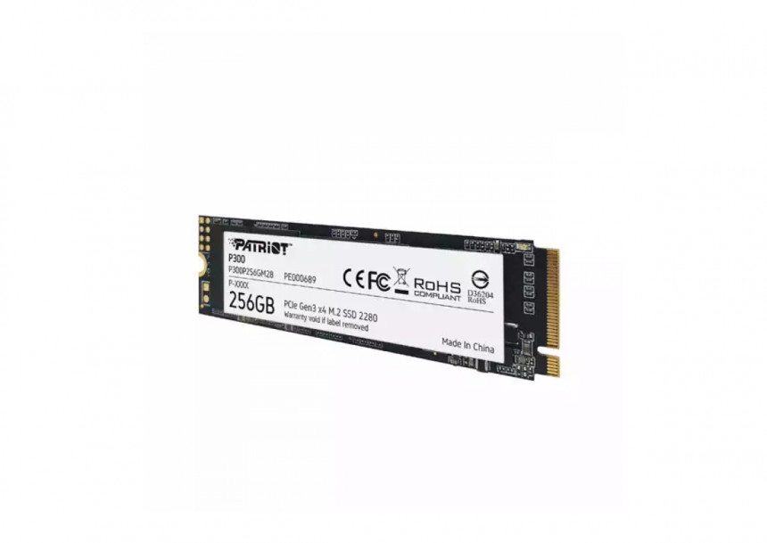 SSD M.2 NVMe 256GB Patriot P300 1700MBs/1100MBs P300P256GM28