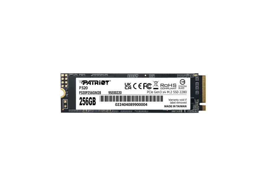 SSD M.2 NVMe 256GB Patriot P320 2200MBs/1200MBs P320P25...