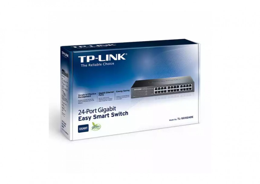 Svič 10/100/1000 24-port Easy Smart TP-Link TL-SG1024DE