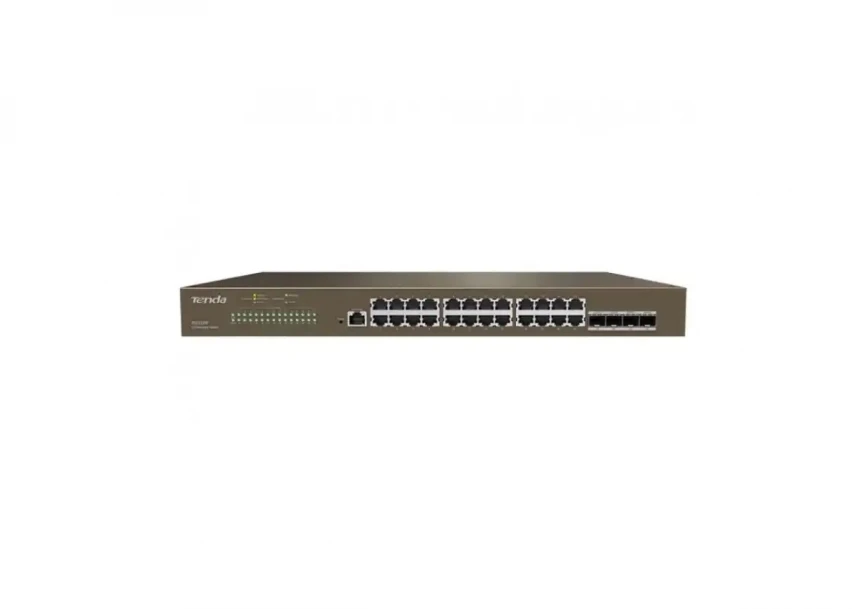 Svič 10/100/1000 24-port Tenda TEG3328F L2 Managed + 4x1000 Base-X SFP Ports