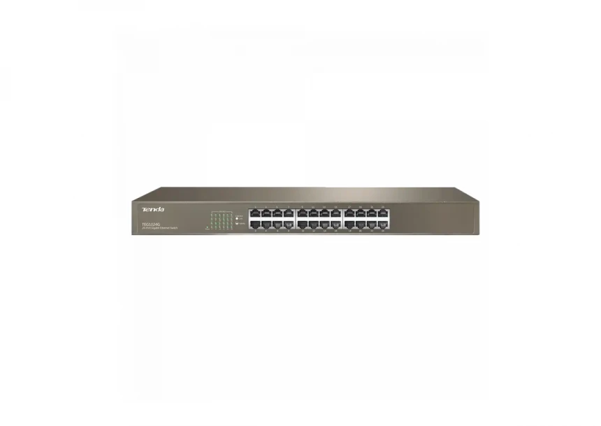 Svič 10/100/1000 24-port Tenda TEG1024G Rackmount Metal...