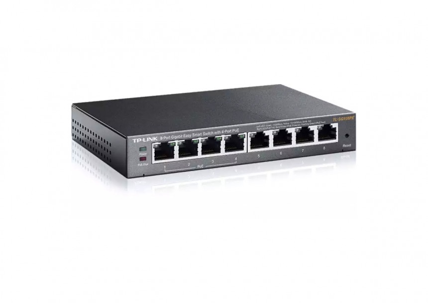 Svič smart 10/100/1000 8-port TP-Link TL-SG108PE/4 PoE