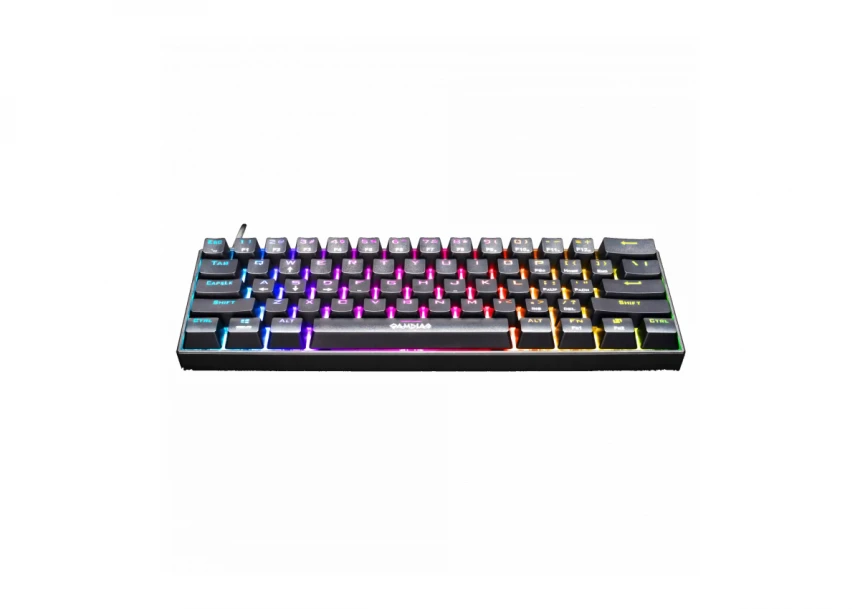 Tastatura Gamdias Hermes E3 RGB mehanička, crna,brown s...
