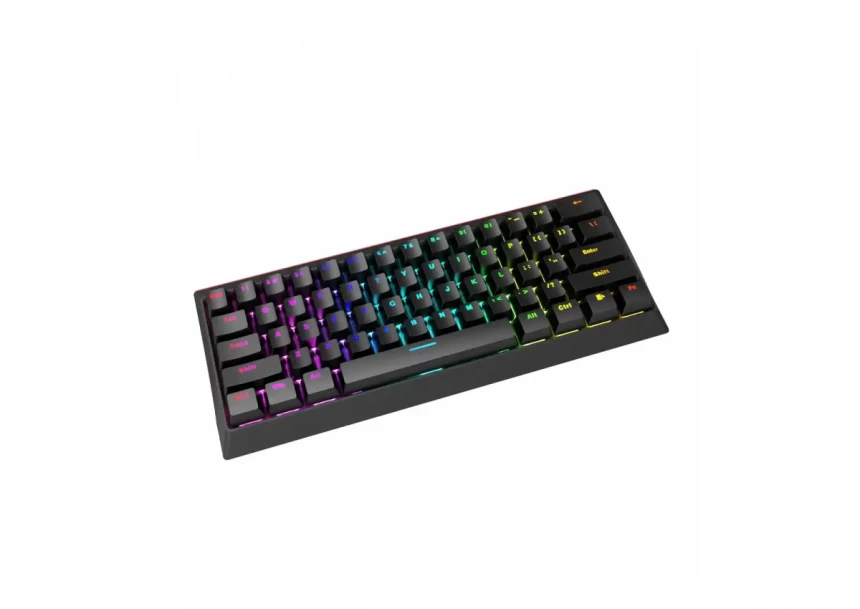 Tastatura Marvo Hecate 61R KG962 mehanička, crveni svičevi, pozadinsko osvetljenje crna