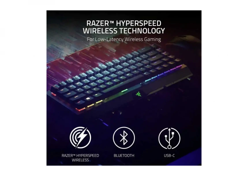 Tastatura RAZER BlackWidow V3 Mini HyperSpeed US (Crna) RZ03-03890100-R3M1