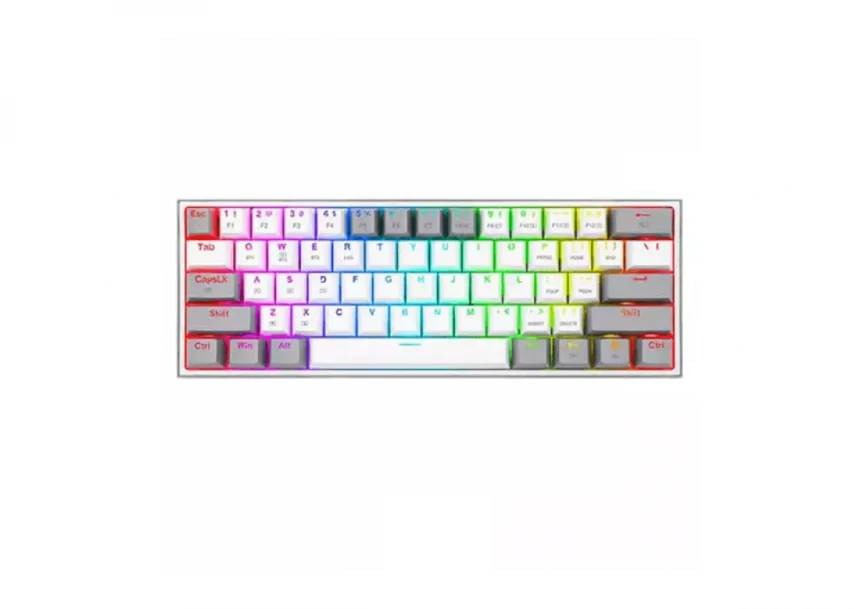 Tastatura Redragon K616-RGB-WG Fizz Pro Mehanička WIFI bela