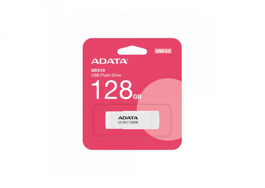 USB Flash 128 GB AData 3.2 UC310-128G-RWH Beli