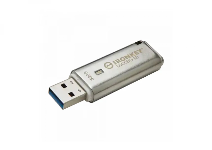 USB Flash 32GB Kingston IronKey Locker+ 50 USB-A 3.2 32...