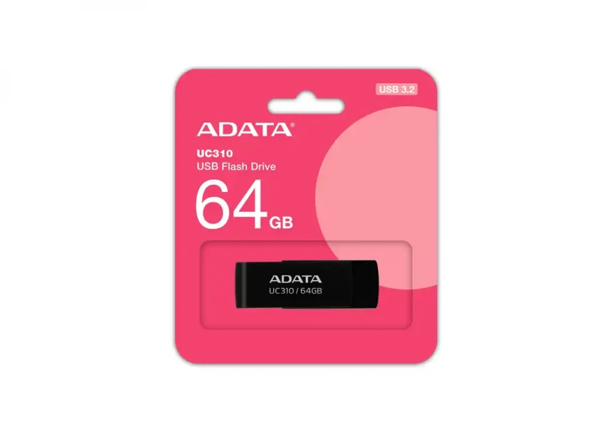 USB Flash 64 GB AData 3.2 UC310-64G-RBK