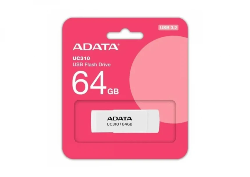 USB Flash 64 GB AData 3.2 UC310-64G-RWH beli