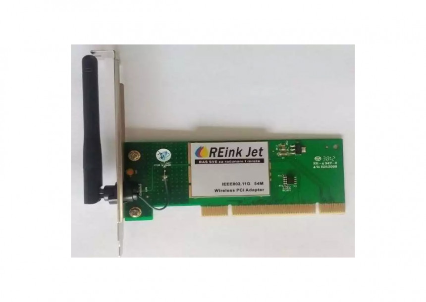 Wifi mrežna kartica ReinkJet PCI 2,4GHz 54Mbps B/G Athe...