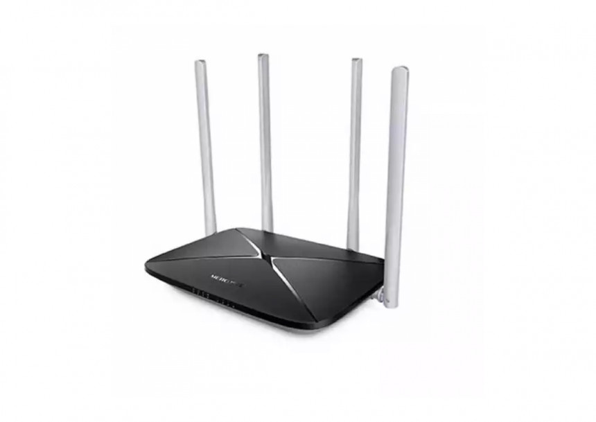 Wireless Router Mercusys AC12 AC1200/867Mb/s/ext x 4/2....