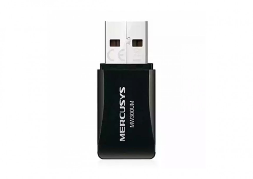 Wireless USB mrežna kartica Mercusys MW300UM N300/2.4GHz/mini usb