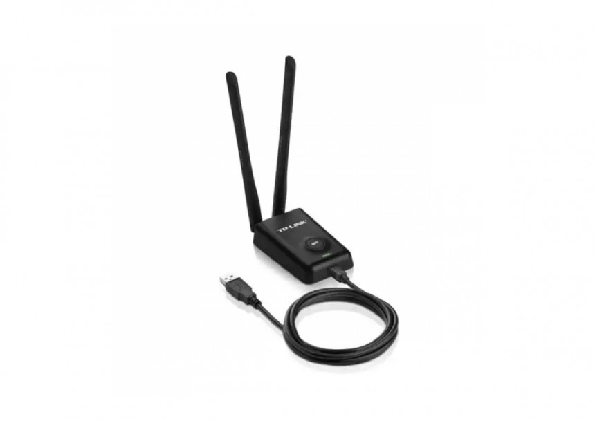 Wireless USB mrežna kartica TP-Link TL-WN8200ND 300Mbs/2.4GHz/500mW/2xRP-SMA 5dBi + kabl 1.5m