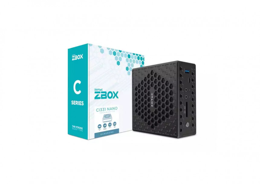 Zotac Mini PC ZBOX-CI331NANO-BE-W5C N510/4GB/120GB/Wifi...